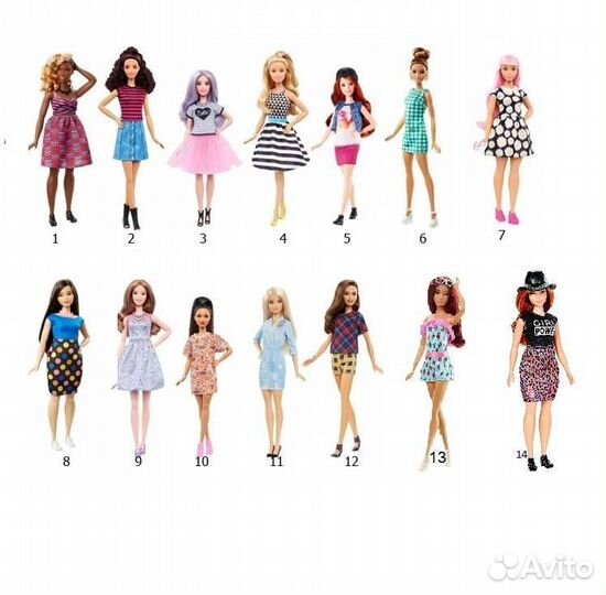 Куклы Barbie серия Игра с модой в асс.FBR37