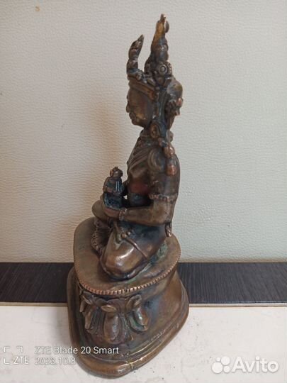 Будда Амитаюс бронза 19 век. Китай