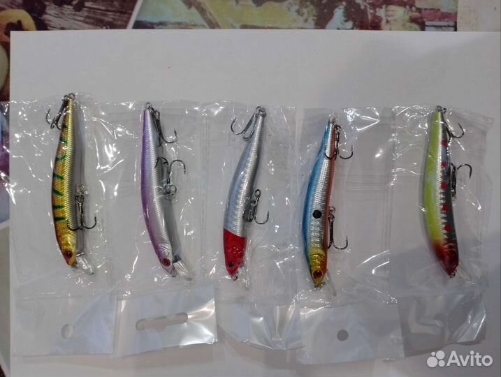 Воблеры рыболовные для ловли щуки и окуня