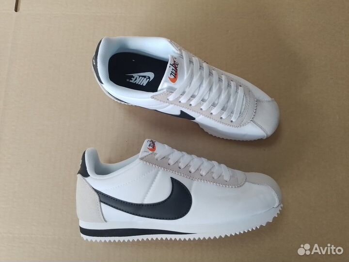 Nike Cortez Classic Nylon White Black