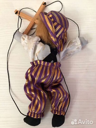 Кукла клоун марионетка СССР