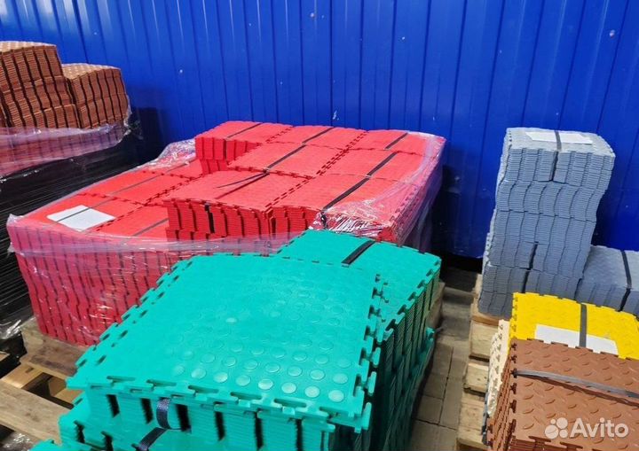 Модульная плитка пвх для гаража