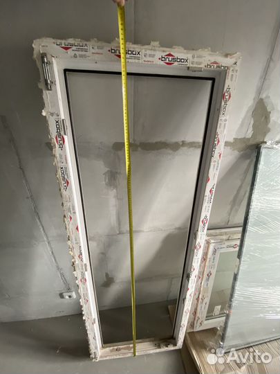 Балконный блок пвх бу