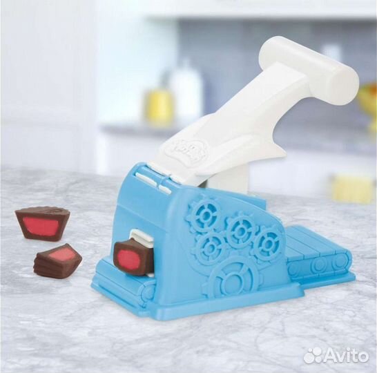 Play doh конфетная фабрика, кукольный домик