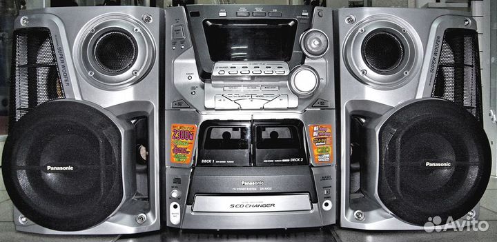 Panasonic SC AK52 Муз центр сделано в Сингапуре