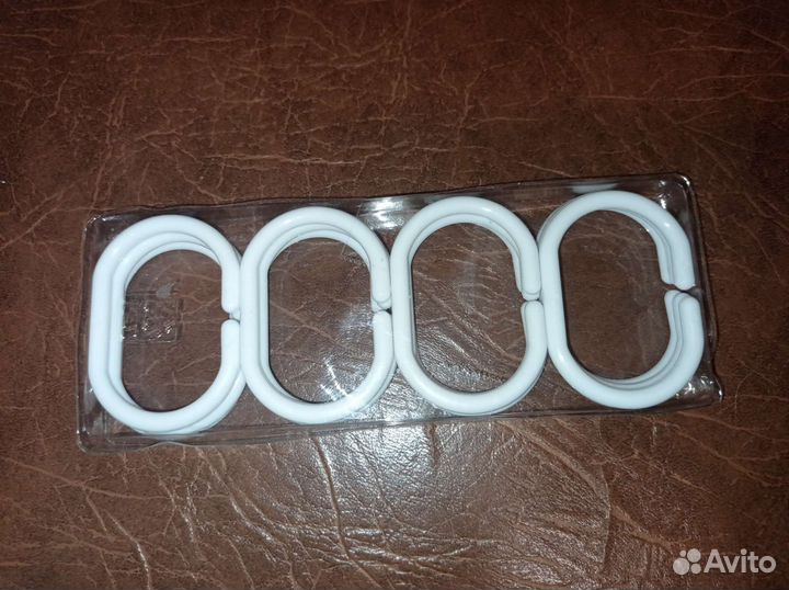 Кольца для шторки в ванной