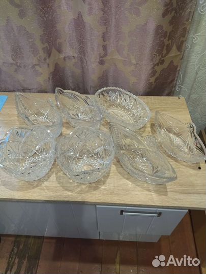 Вазы хрустальные СССР