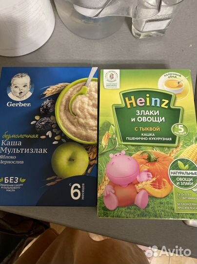 Смесь и каши безмолочные