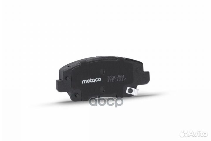 Колодки тормозные передние к-кт 3000-561 metaco