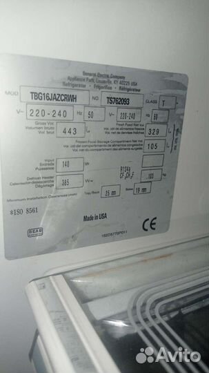 Холодильник General electric