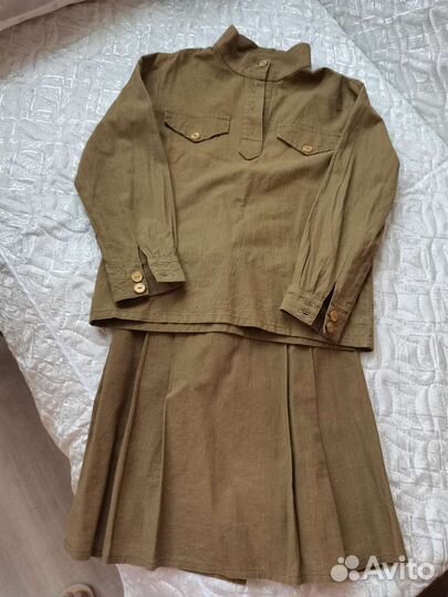 Военный костюм к 9 мая для девочки