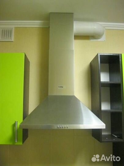 Монтаж кухонных вытяжек, варочных панелей