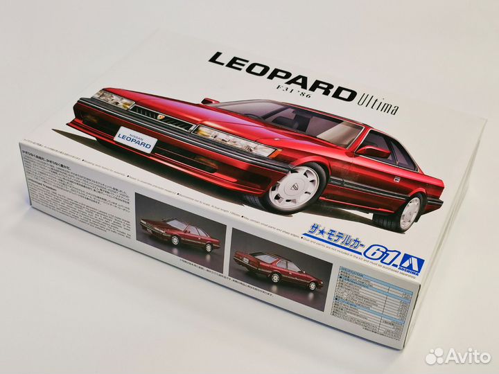Nissan Leopard Сборная модель Aoshima 06109