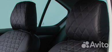 Авточехлы Chery Tiggo 7 Экокожа ромб Автолидер