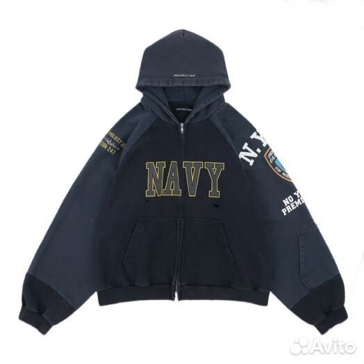 Зип Худи grailz project army zip hoodie