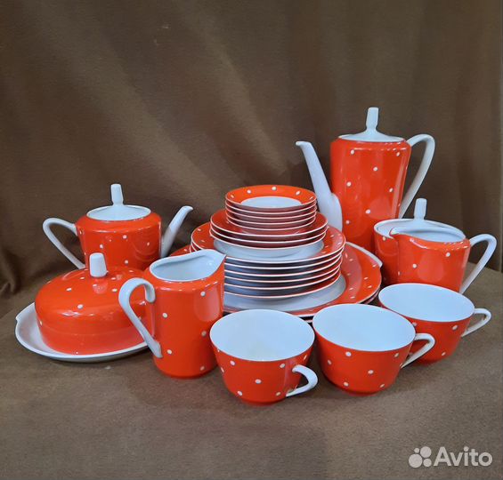 Предметы чайного сервиза kahla 1960-1970е