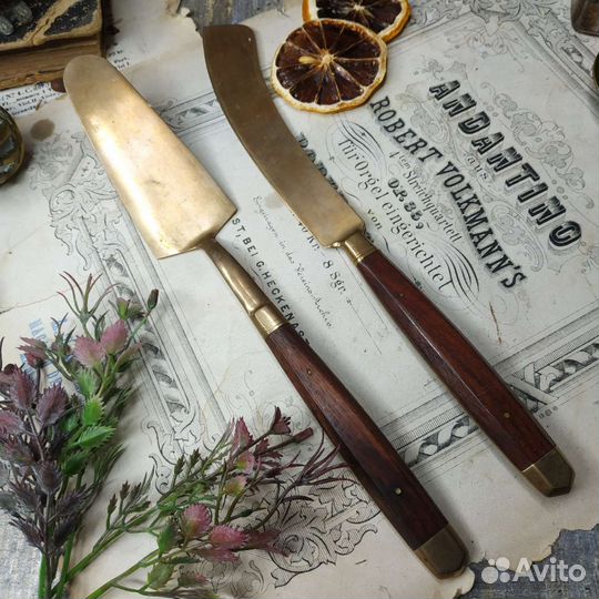 Антиквариат из Европы. Столовые приборы, латунь