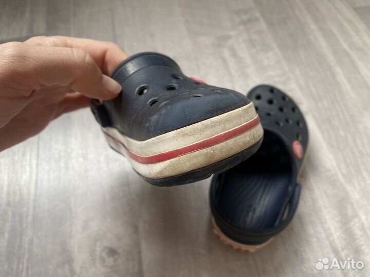 Сабо crocs c8 25 р оригинал сандалии синие