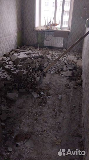 Демонтажные работы Снос стен перегородок полов