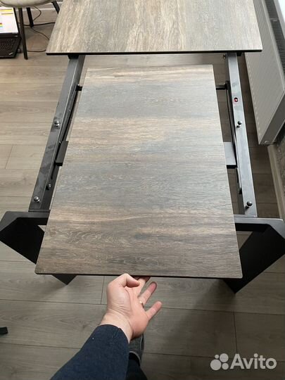 Стол nevada 140 dark OAK CER BK