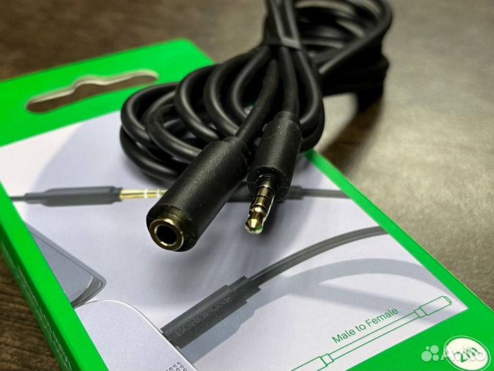 AUX удлинитель 3,5мм Аудио кабель 2м jack 3.5 mm