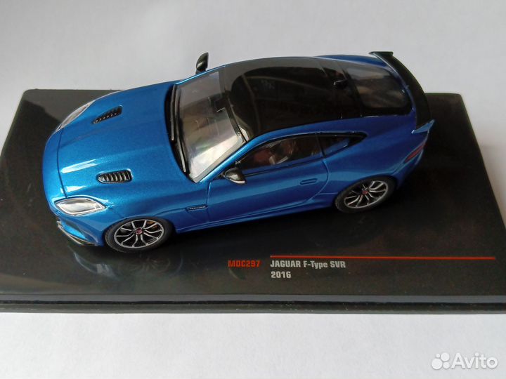 Jaguar F-Type SVR IXO трещина колпака 1:43 Yu-Ra