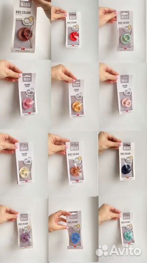 Соска пустышка bibs 0-6, 6-18