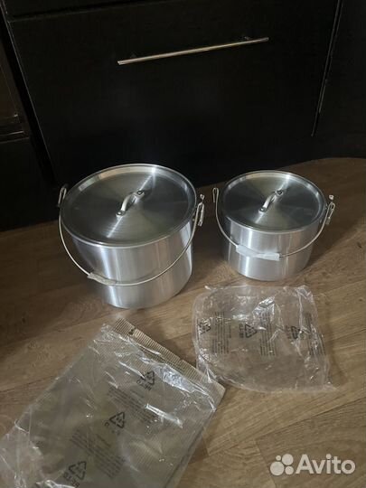 Набор котелков Tramp TRC-085 4,8л и 9л алюминий