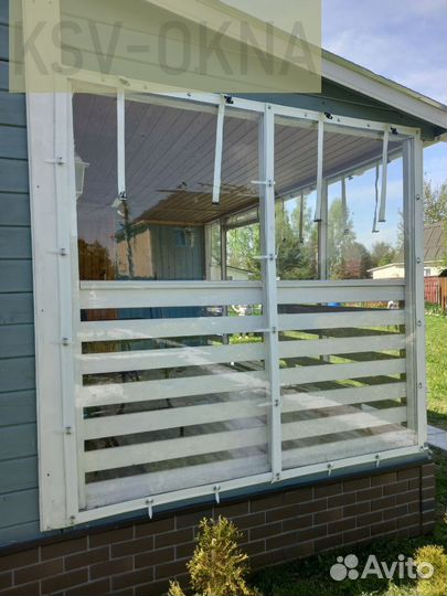 Мягкие окна на террасу