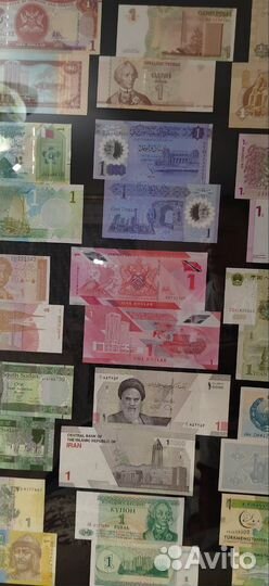 Коллекция купюр разных стран