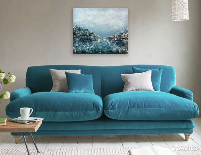 Картина маслом морской пейзаж