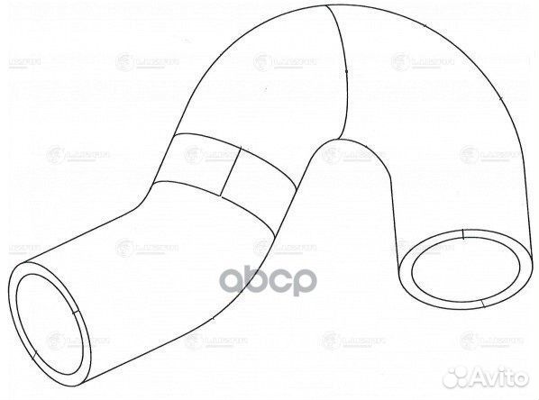 Патрубок рад. охл. для а/м Daewoo Nexia