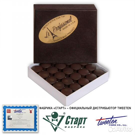 Наклейка для кия 13 мм Tweeten Le Professionel