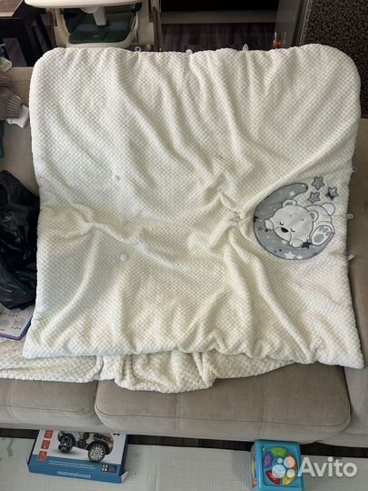 Конверт одеяло на выписку зимнее