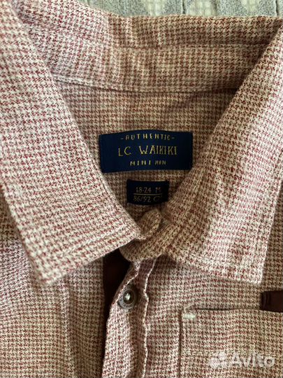 Рубашки рост 86-92