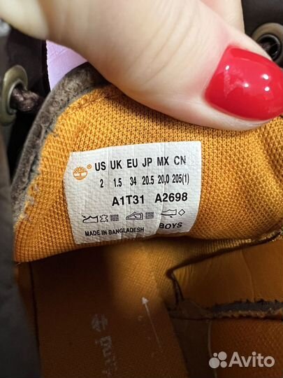 Ботинки timberland детские