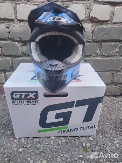 Мото шлем кроссовый