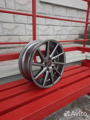 Литой диск Вертушки R17 7.5 5*114.3 35 67.1 графит