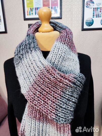 Изготовление на заказ. шарф тёплый мягкий, 2 м