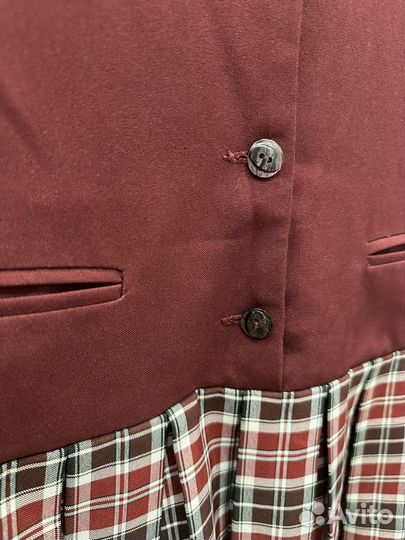 Школьная форма для девочки бордовая