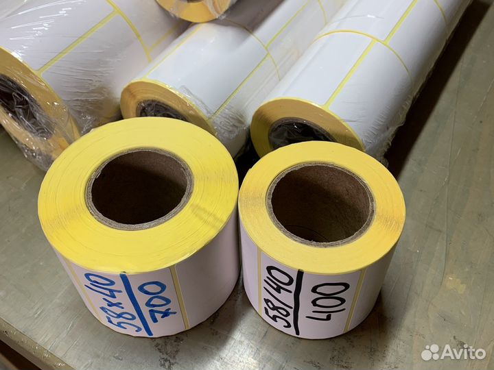 Термоэтикетка эко 58х40
