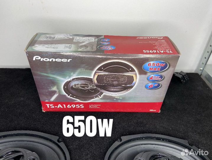 Автомобильные колонки Pioneer Динамики 16 см 650 w