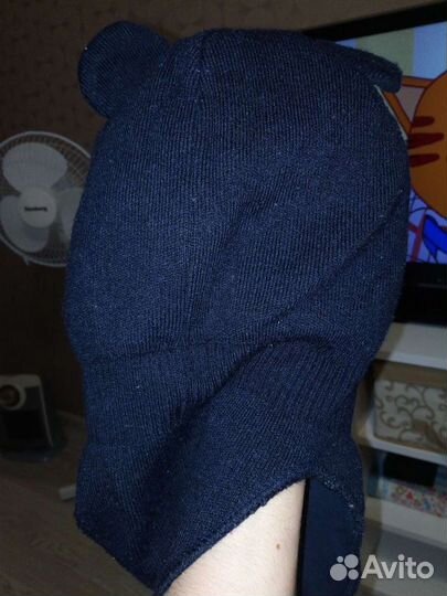 Шапка шлем на 3-4 года