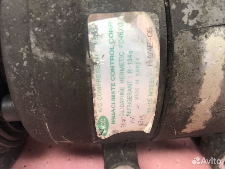 Компрессор кондиционера hyundai terracan