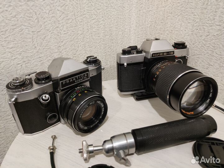 Фотоаппарат Praktica Super TL и Киев 19 СССР