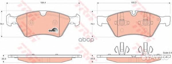 Колодки тормозные mercedes W164 (ML) /X164