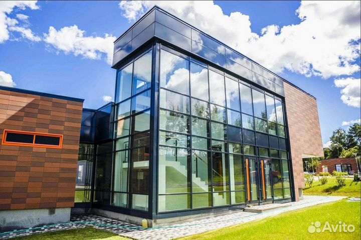 Фасадное остекление. Витражи