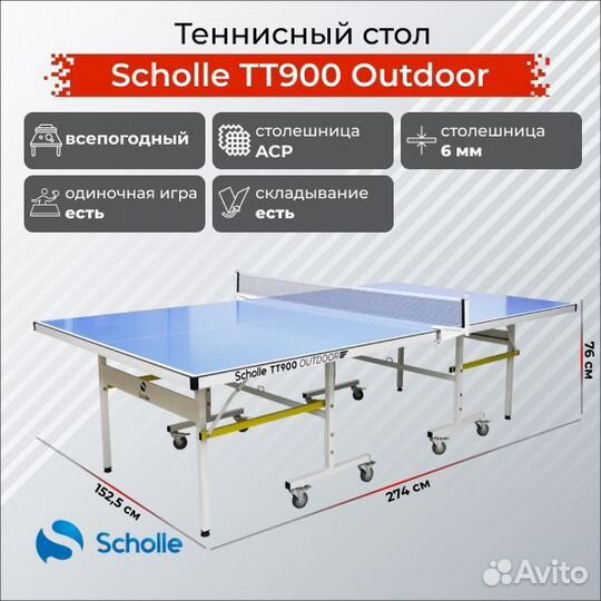 Теннисные столы премиум с бесплатной доставкой