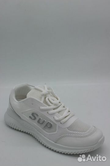 Кроссовки белые для девочки