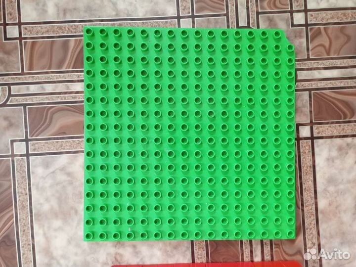 Лего дупло 160 деталей и пластина